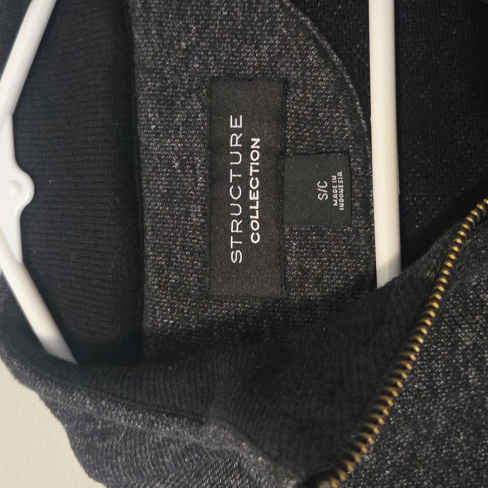 Structure Zip-up Sweater (S) - Picture 4 of 5